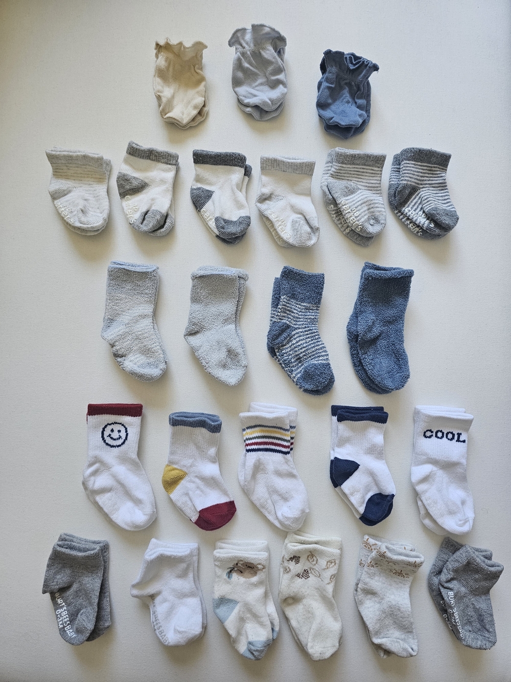 Baby Sock Bundle Sz 0-3M